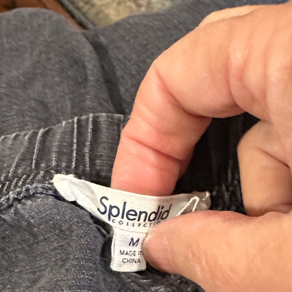 Splendid Charcoal Women's Drawstring Utility Jogg… - image 7